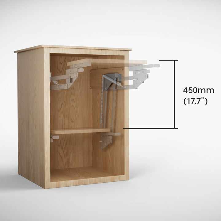 Scaffale da cucina estensibile da incasso 5-20 kg. 820x168x106 mm MC-497