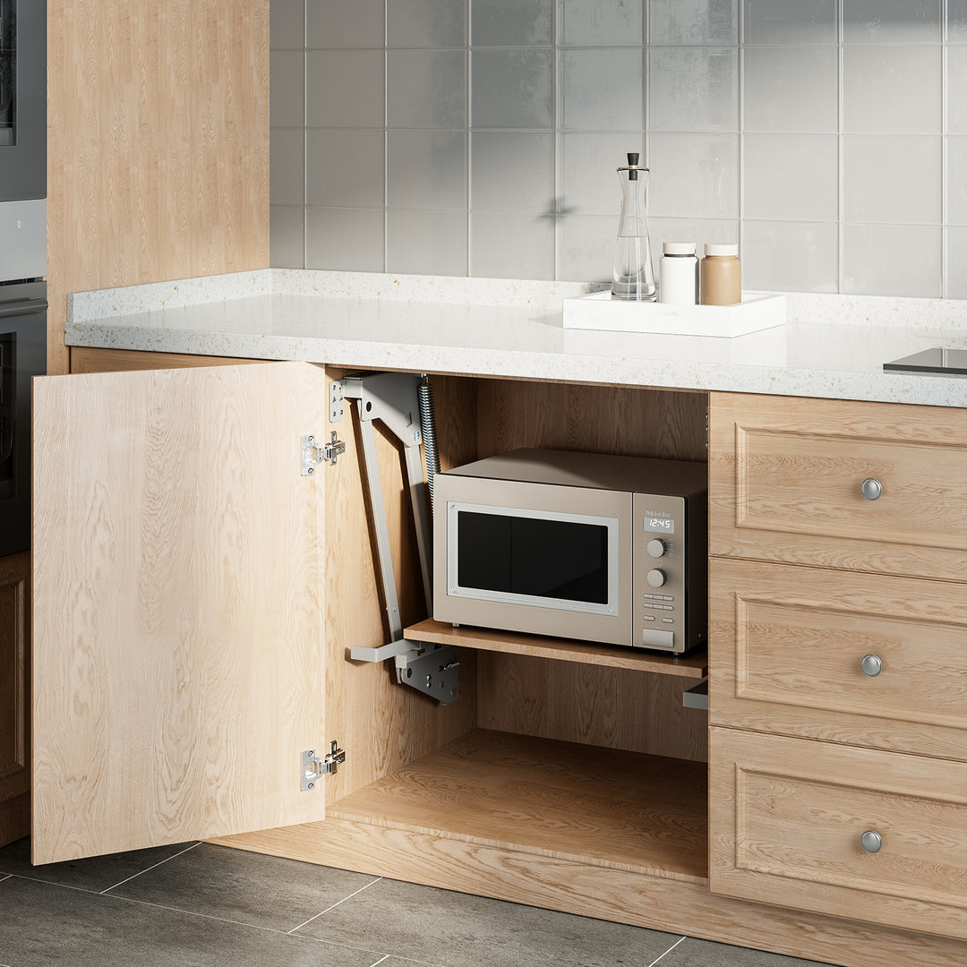 Scaffale da cucina estensibile da incasso 5-20 kg. 820x168x106 mm MC-497