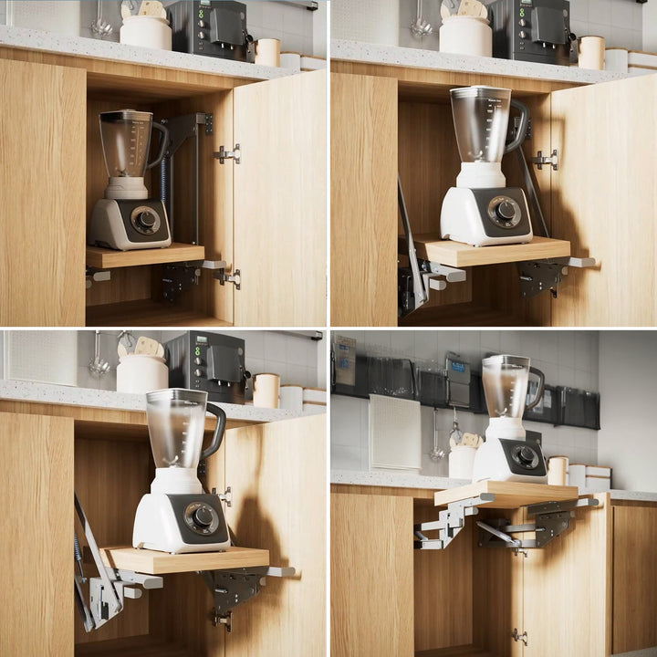 Scaffale da cucina estensibile da incasso 5-20 kg. 820x168x106 mm MC-497