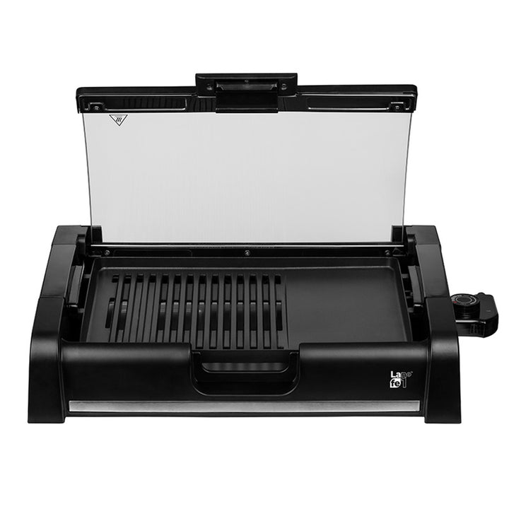 Griglia elettrica Lafe, con coperchio, 1650W, termostato, GRL003