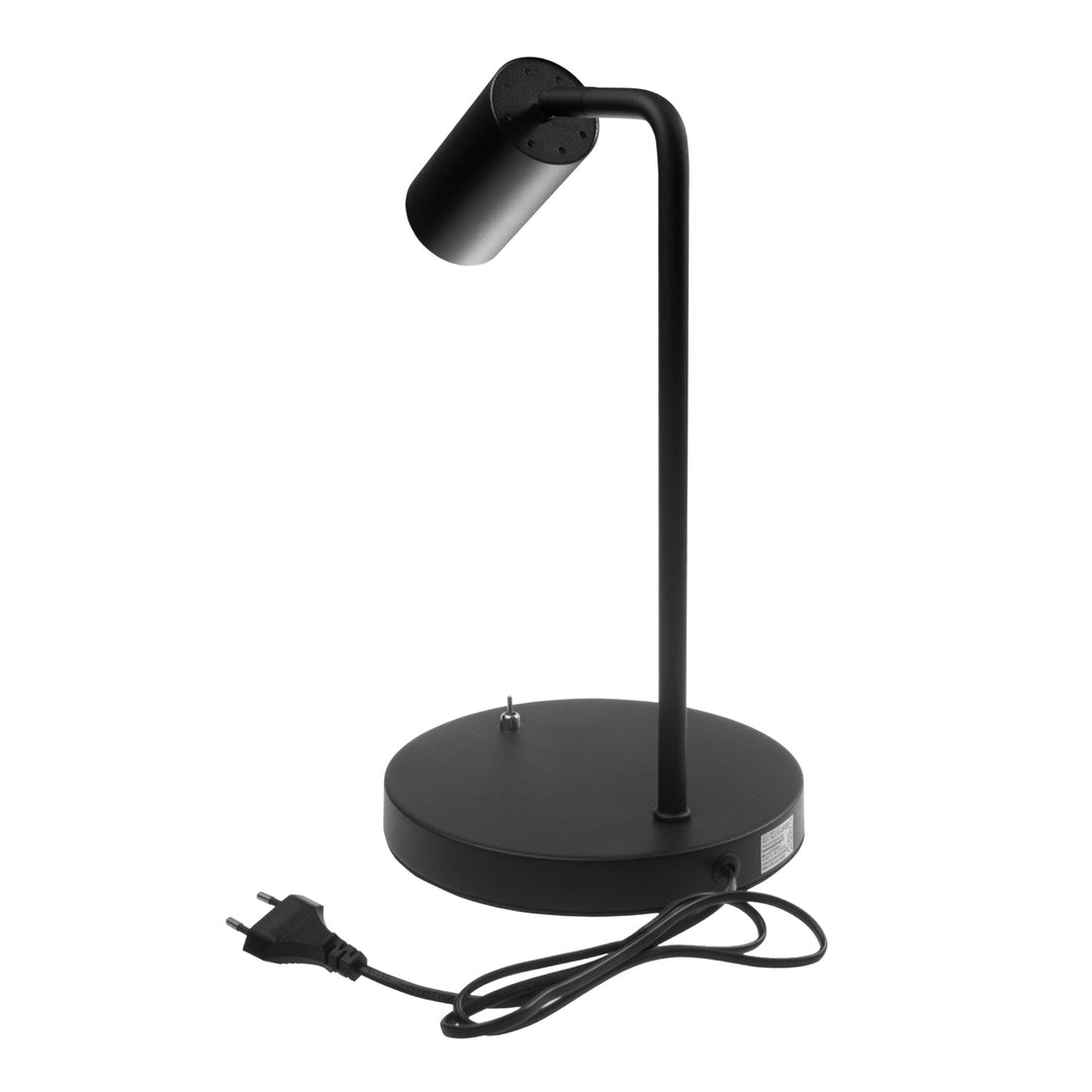 Lampada da tavolo Maclean GU10, spot, rotonda, GU10, con interruttore, nero, MCE370 B