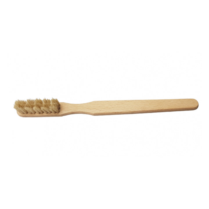 Spazzolino Starmann, Spazzolino da denti con setole naturali con struttura in legno di faggio