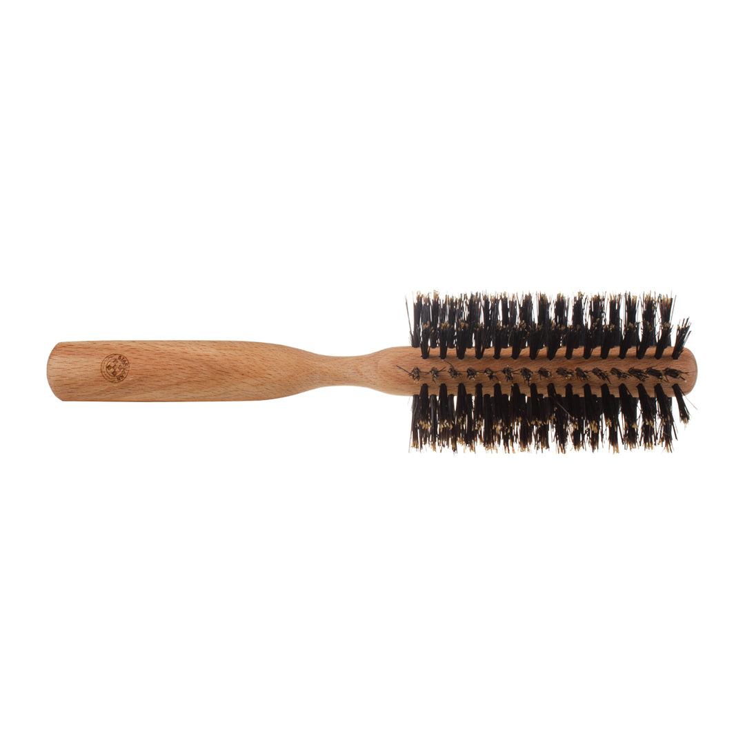 Spazzola per capelli arricciacapelli 100% setole di cinghiale legno di faggio