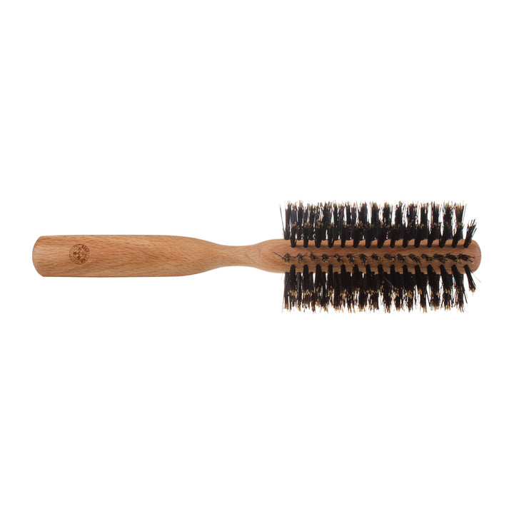 Spazzola per capelli arricciacapelli 100% setole di cinghiale legno di faggio