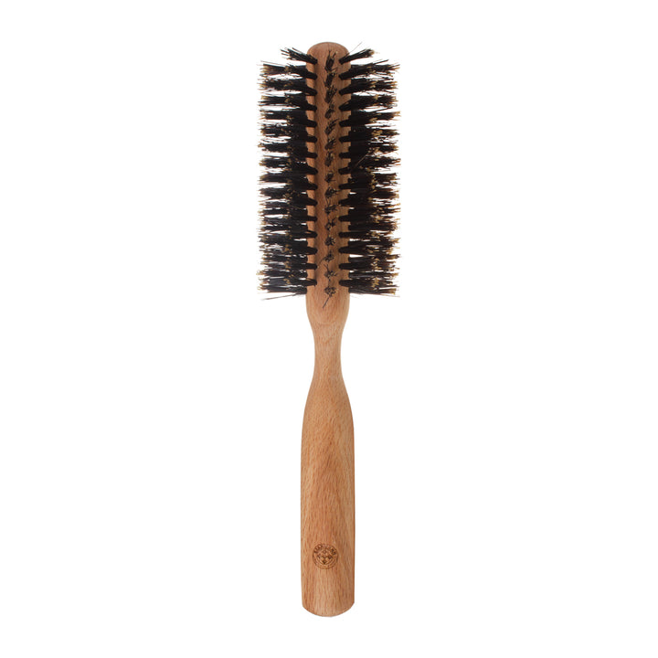 Spazzola per capelli arricciacapelli 100% setole di cinghiale legno di faggio