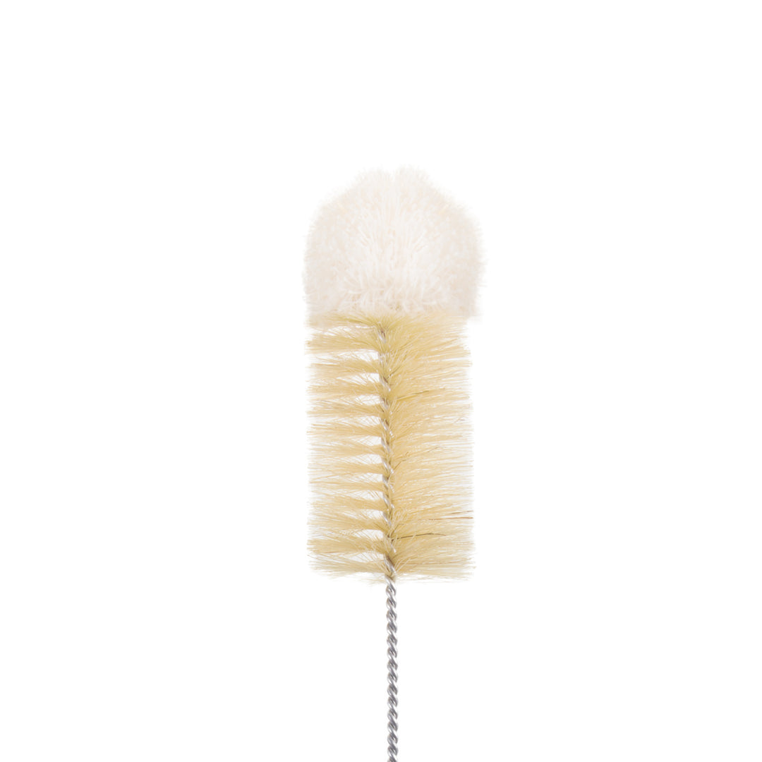 Set di spazzole per bottiglie Starmann, setole naturali, cotone, 3 pezzi