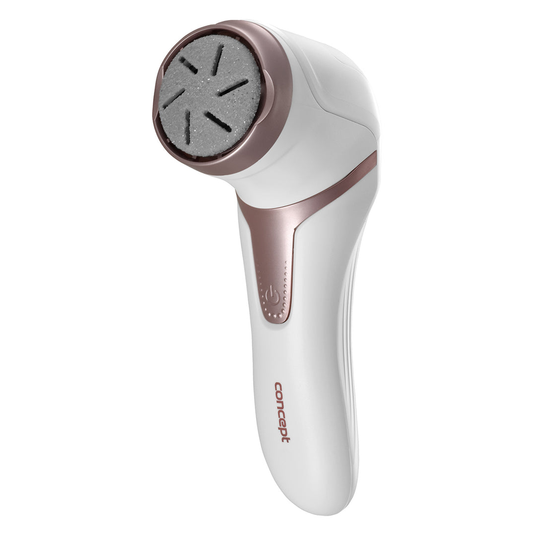 Pedicure Lima per tallone elettrico Professionale Concept, 3 cuscinetti, ricaricabile, bianca, PN3000