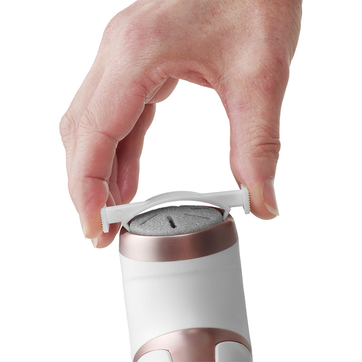 Pedicure Lima per tallone elettrico Professionale Concept, 3 cuscinetti, ricaricabile, bianca, PN3000