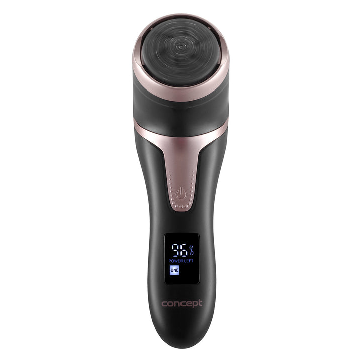 Lima per talloni elettrica Concept, 3 cuscinetti, ricaricabile, nera, PN3020