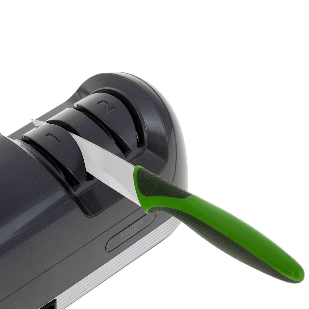 Affilacoltelli elettrico Adler, potenza 60 W, sistema a 2 livelli AD 4508