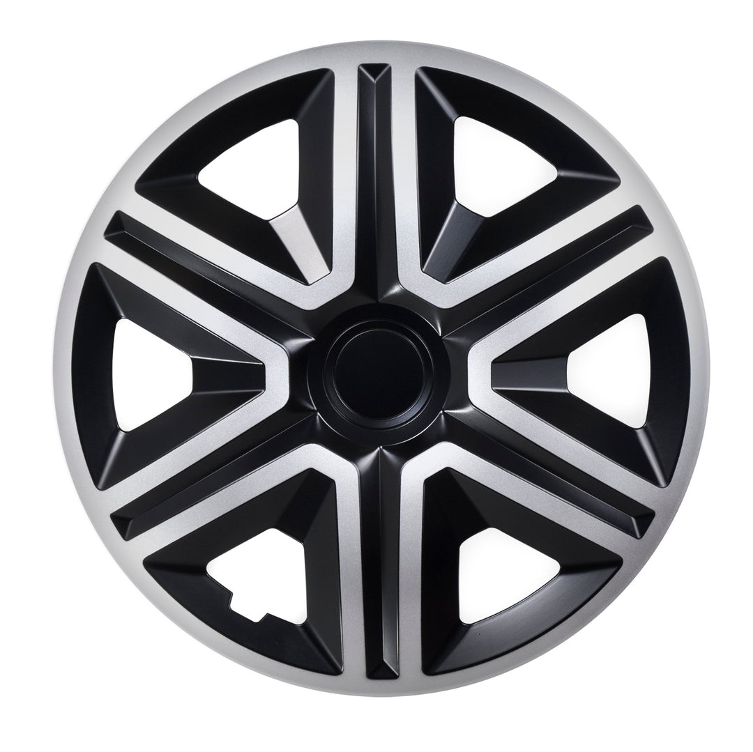 NRM ACTION Doublecolor Coprimozzo universale 14" , argento/nero 1 pezzo