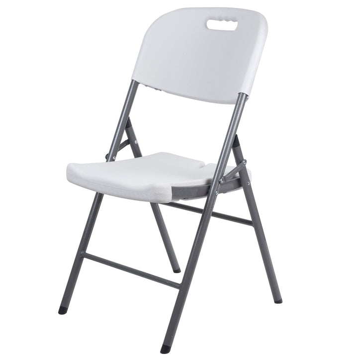4x GreenBlue sedia pieghevole per catering/giardino/banchetto/ricevimento, max. 250 kg, bianco, resistente, 88x50x45 cm, GB375
