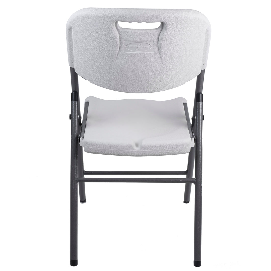4x GreenBlue sedia pieghevole per catering/giardino/banchetto/ricevimento, max. 250 kg, bianco, resistente, 88x50x45 cm, GB375