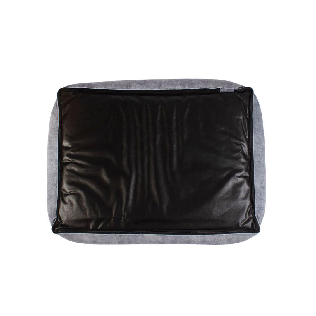 Divano letto Barcelona Standard TwinFoam 80x60 acciaio/nero