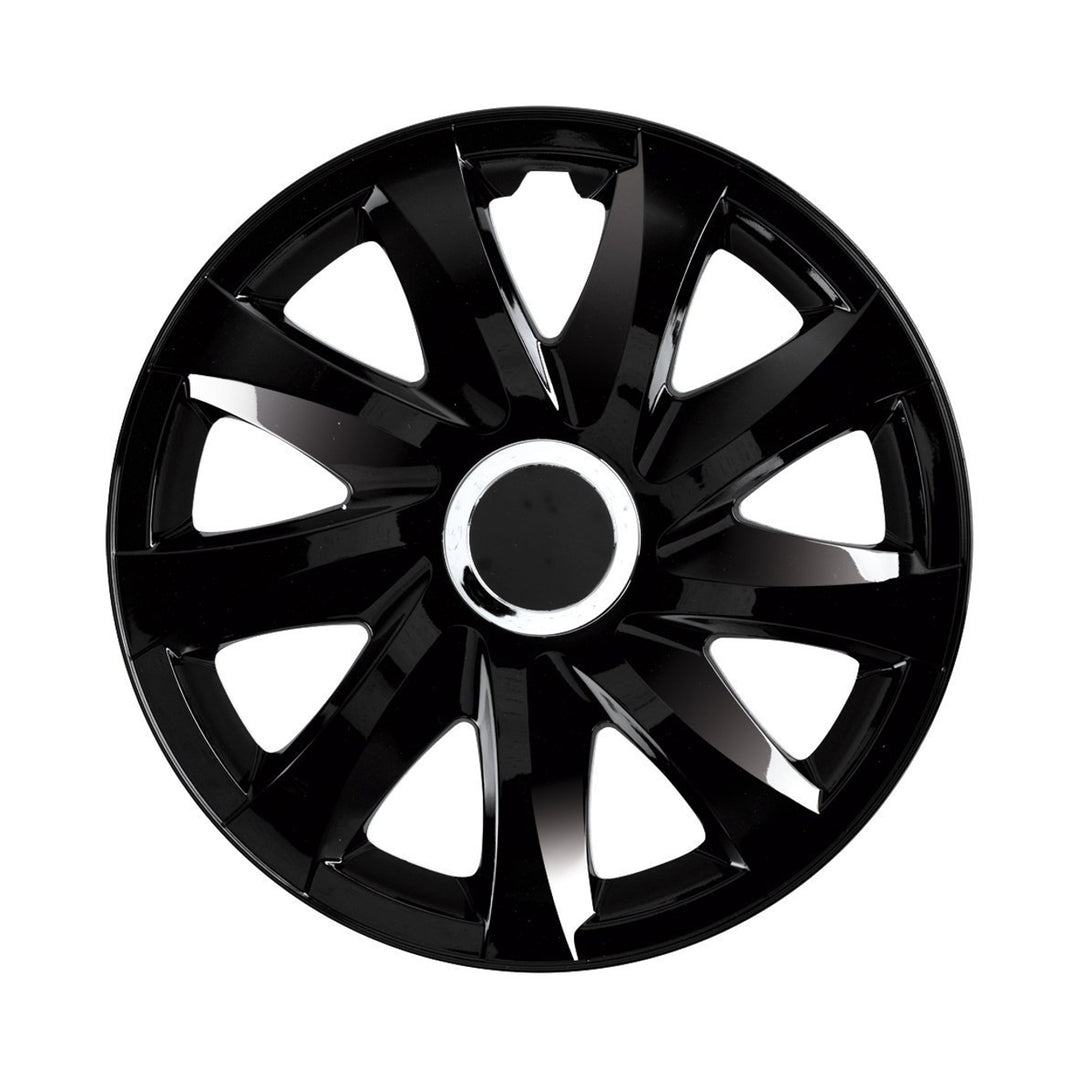 NRM Drift 15" coprimozzo universale nero a pressione 1 pezzo