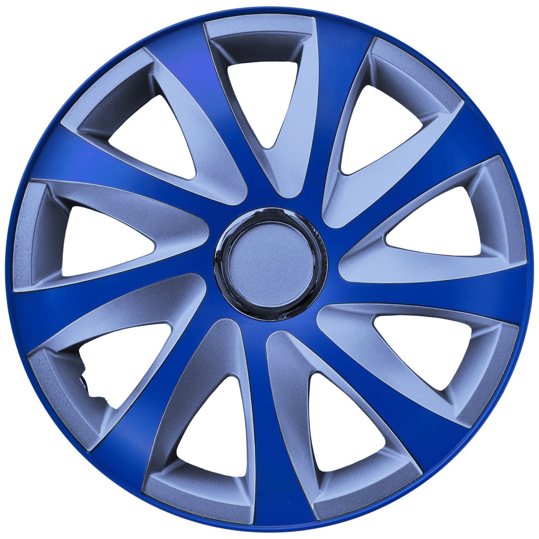 NRM Drift Extra 15" coprimozzo universale blu/argento 1 pz.