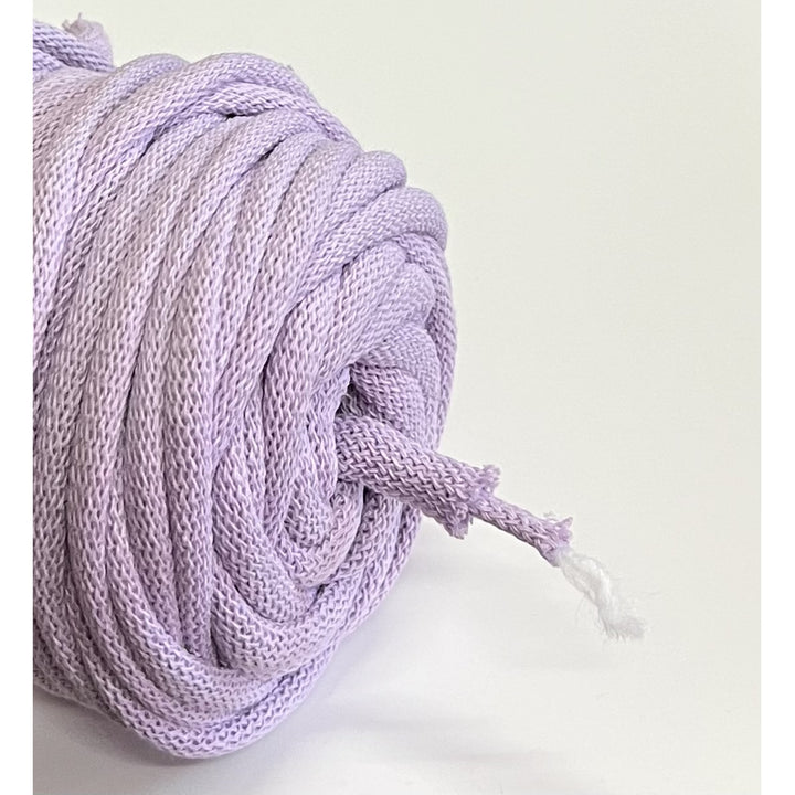 WAS, cordino in cotone con anima in poliestere, intrecciato, 9 mm, 50 m, lilla