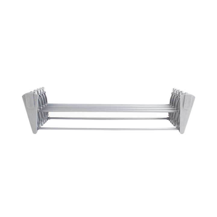 Asciugabiancheria ABJ, a parete, pieghevole, argento, 50 cm