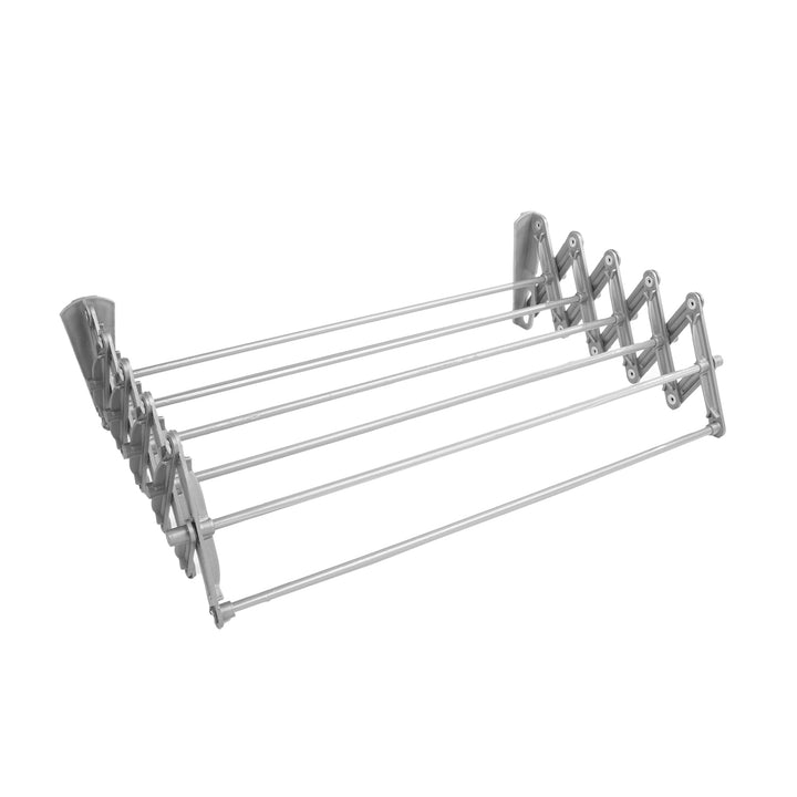 Asciugabiancheria ABJ, a parete, pieghevole, argento, 50 cm