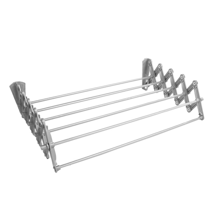 Asciugabiancheria ABJ, a parete, pieghevole, argento, 60 cm