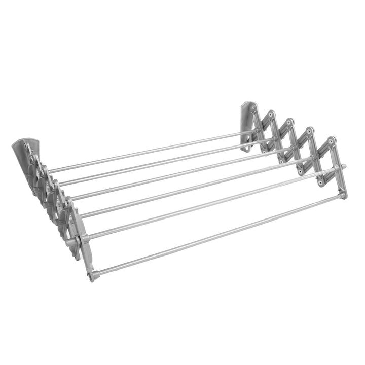 Asciugabiancheria ABJ, a parete, pieghevole, argento, 70 cm