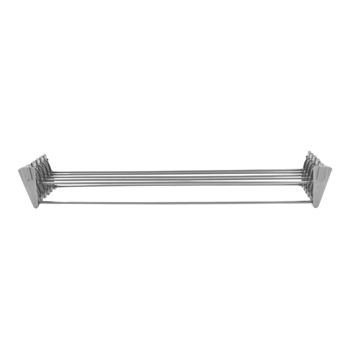 Asciugabiancheria ABJ, a parete, pieghevole, argento, 90 cm