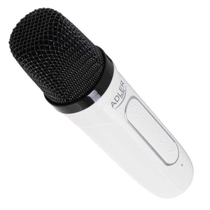 Altoparlante wireless Adler, con microfono, per karaoke, Bluetooth, AD 1199 W