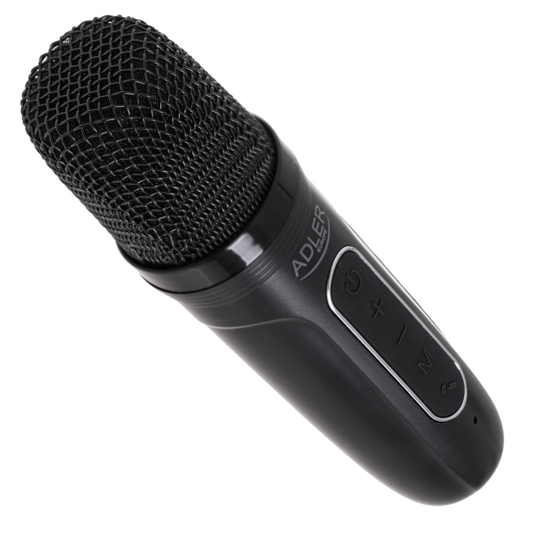 Altoparlante wireless Adler, con microfono, per karaoke, Bluetooth, AD 1199 B