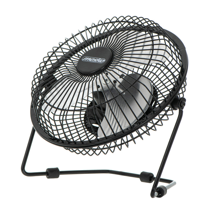 Ventilatore da scrivania Mesko, diametro 15 cm, alimentazione USB, oscillazione verticale, MS 7322