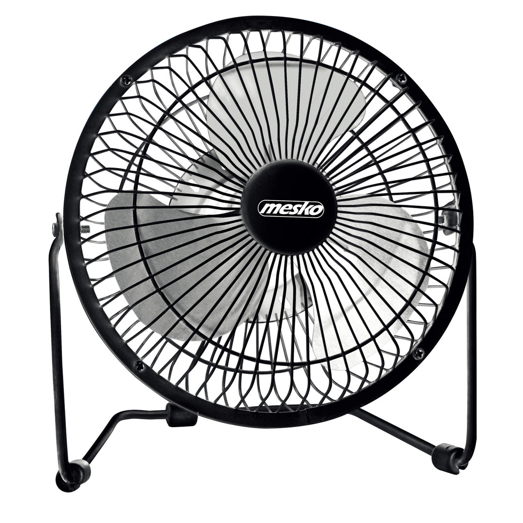 Ventilatore da scrivania Mesko, diametro 15 cm, alimentazione USB, oscillazione verticale, MS 7322