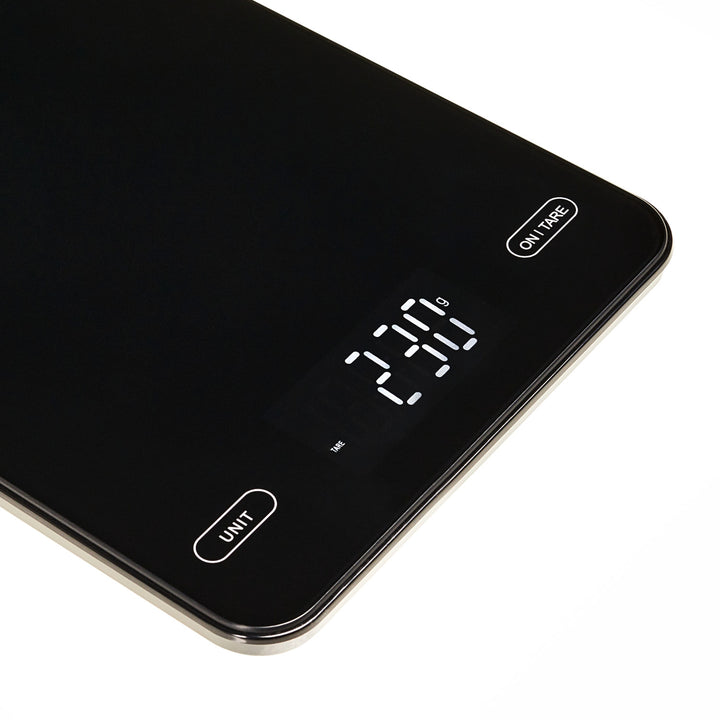 Bilancia da cucina, Adler, nera 10 kg ricaricabile tramite USB, AD 3177