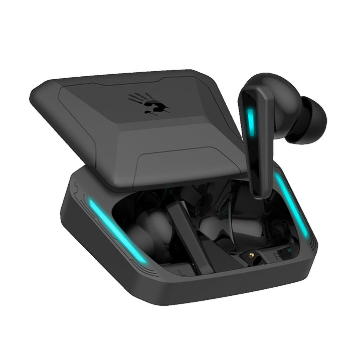 Cuffie wireless Bloody, Bluetooth 5.2, TWS, custodia di ricarica, nero/blu, M70