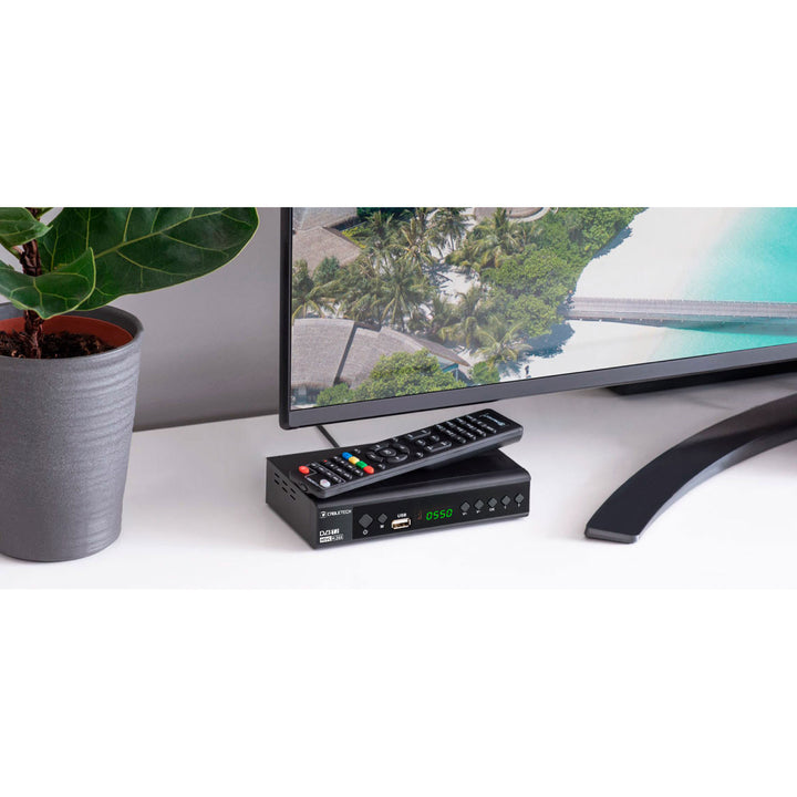 Sintonizzatore-decoder DVB-T2 H.265 HEVC KrugerMatz KM0550D EPG PVR Timeshift