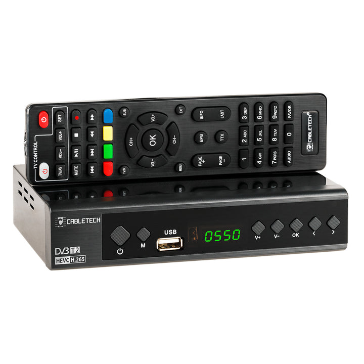 Sintonizzatore-decoder DVB-T2 H.265 HEVC KrugerMatz KM0550D EPG PVR Timeshift