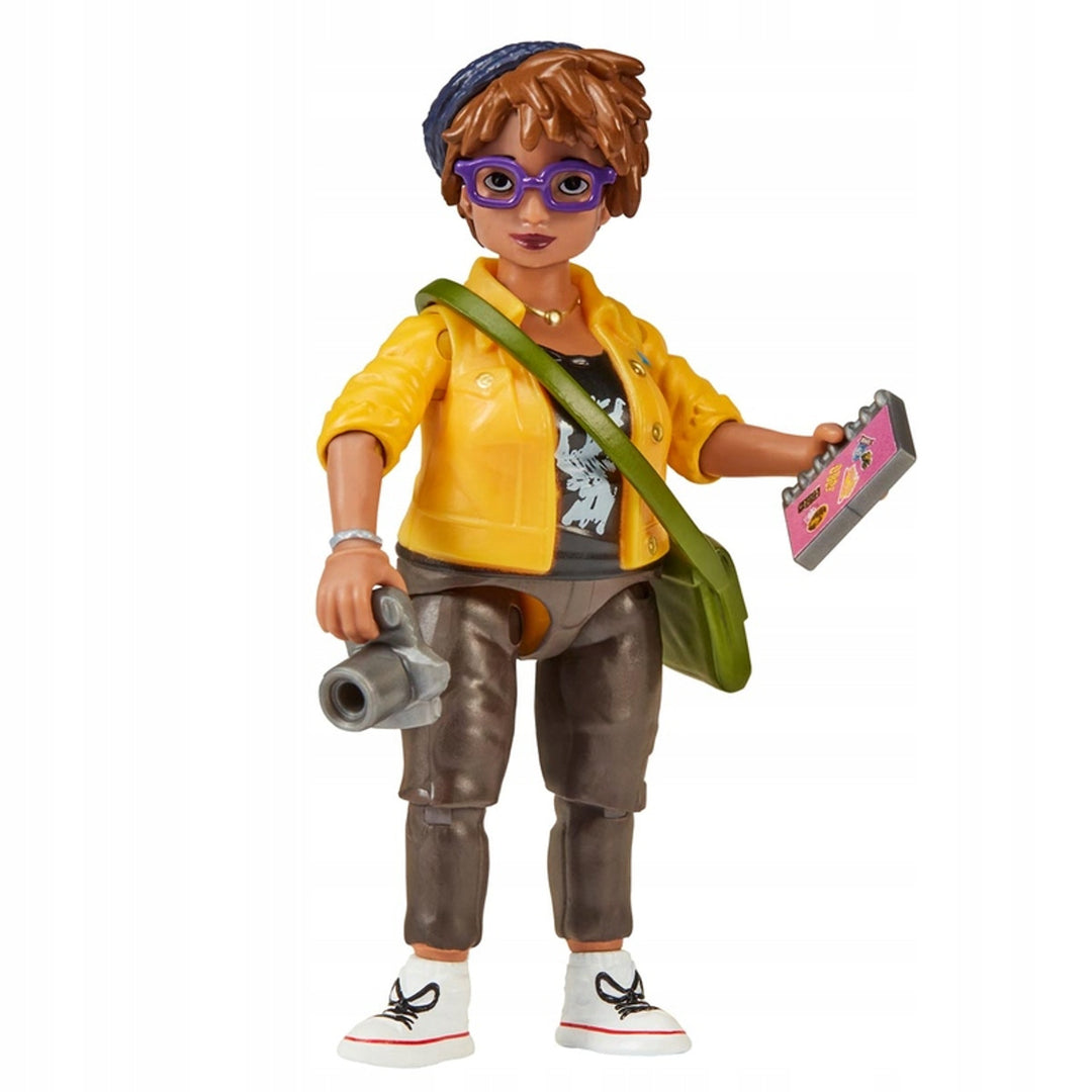 Figurina di April O'Neil con accessori Tartarughe Ninja Guerriere