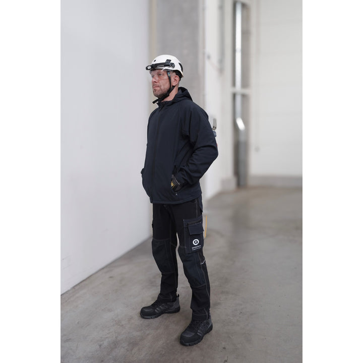 Pantaloni in vita Avacore, elasticizzati, cordura, nero e blu navy, taglia 52, Avaflex