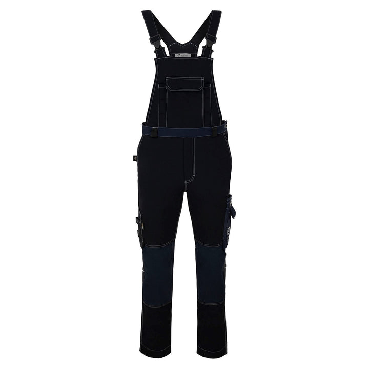 Salopette Avacore, elasticizzata, cordura, nero e blu navy, Avaflex