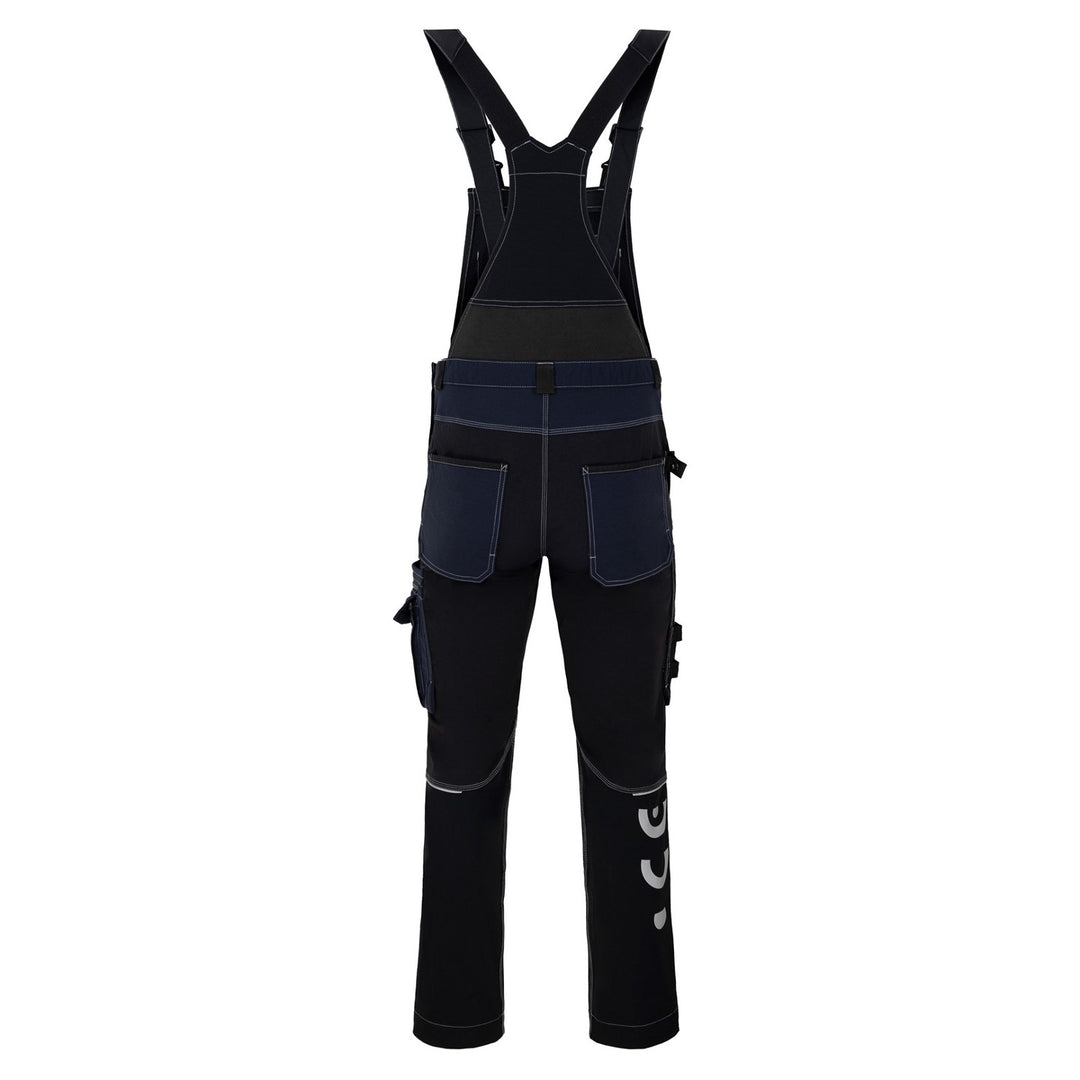 Salopette Avacore, elasticizzata, cordura, nero e blu navy, taglia 60, Avaflex