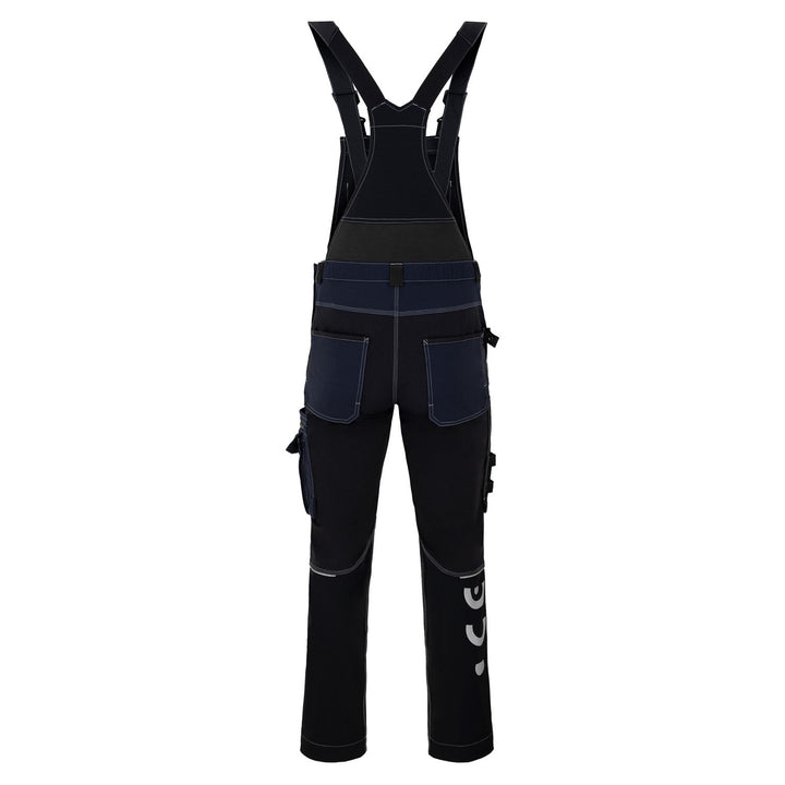 Salopette Avacore, elasticizzata, cordura, nero e blu navy, taglia 60, Avaflex