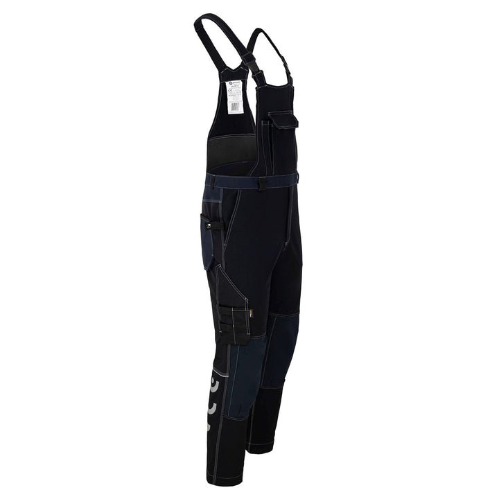 Salopette Avacore, elasticizzata, cordura, nero e blu navy, taglia 60, Avaflex