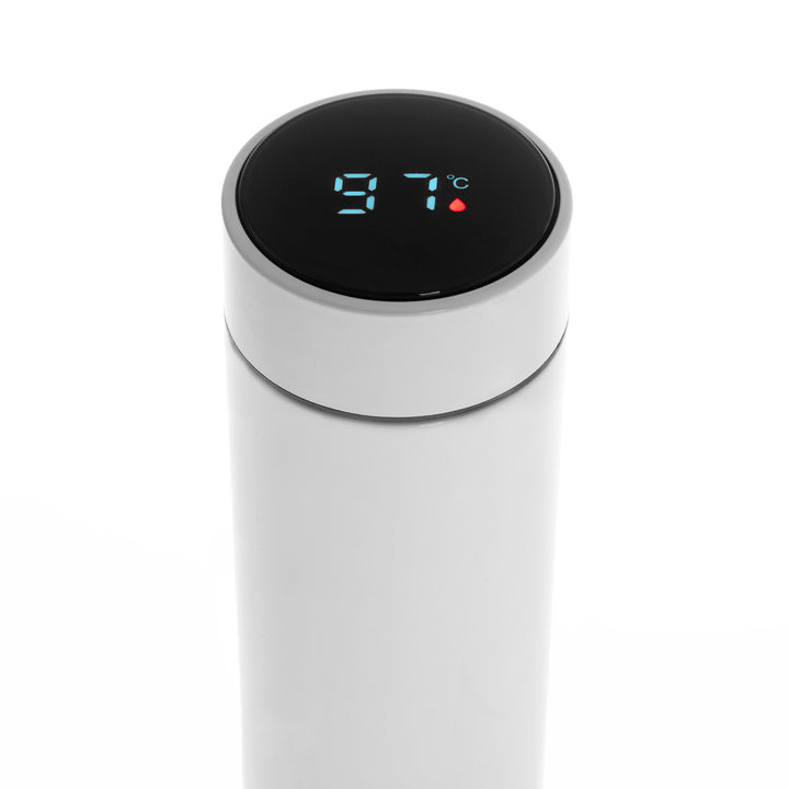 Thermos Adler, display touchscreen LED, capacità 473 ml, colore bianco, AD 4506