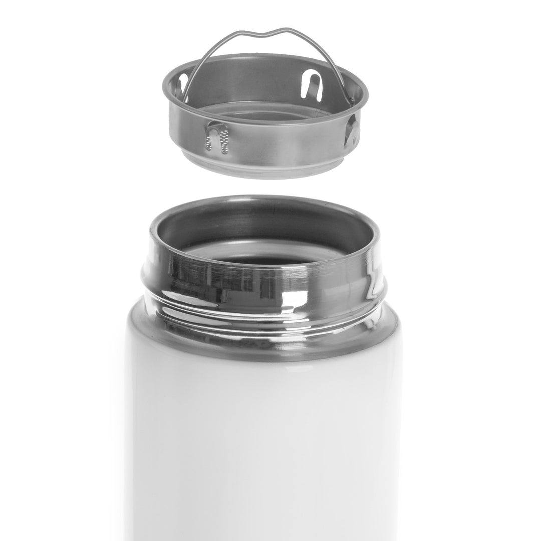 Thermos Adler, display touchscreen LED, capacità 473 ml, colore bianco, AD 4506
