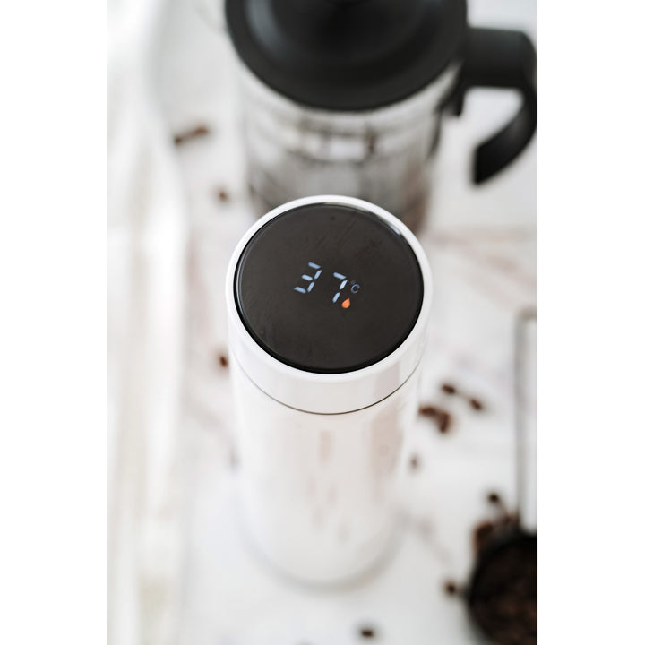 Thermos Adler, display touchscreen LED, capacità 473 ml, colore bianco, AD 4506