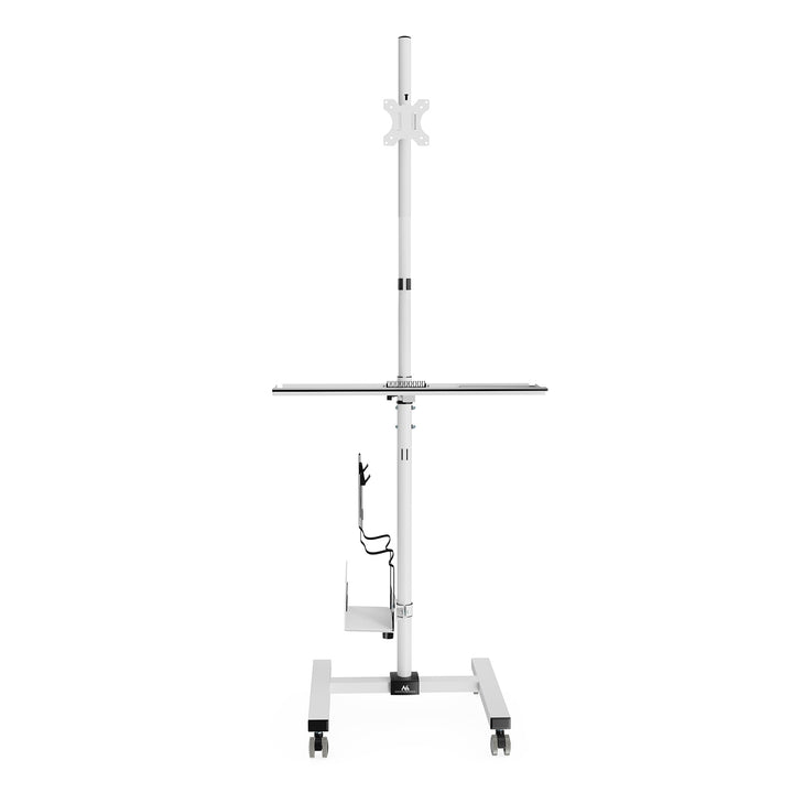 Carrello professionale Maclean, postazione di lavoro mobile su ruote, max 17"-32", max 20 kg, MC-793