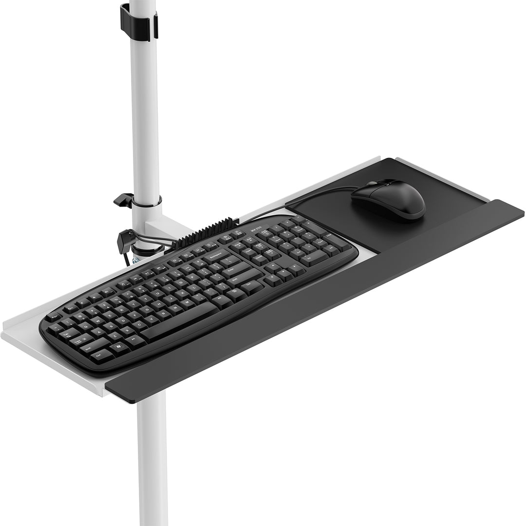 Carrello professionale Maclean, postazione di lavoro mobile su ruote, max 17"-32", max 20 kg, MC-793
