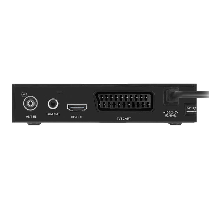 Sintonizzatore-decoder DVB-T2 KM0550D H.265 HEVC EPG PVR Timeshift Kruger&Matz