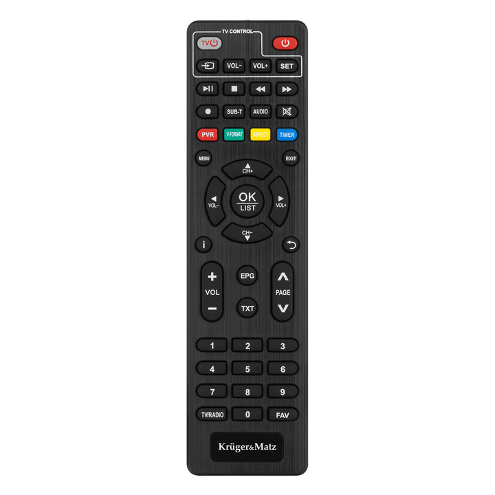 Sintonizzatore-decoder DVB-T2 KM0550D H.265 HEVC EPG PVR Timeshift Kruger&Matz