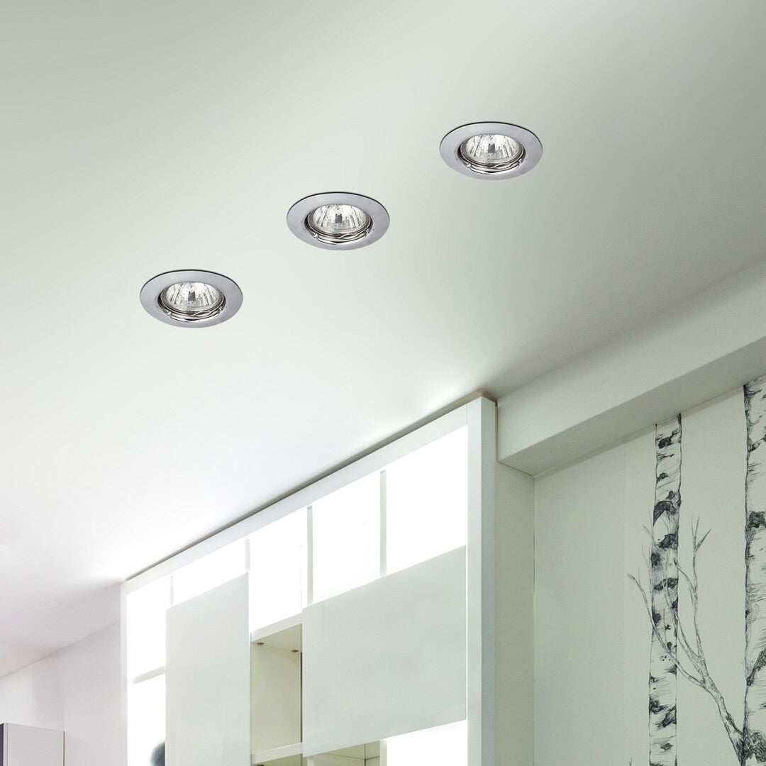 Spot rotondo da incasso Rabalux, IP20, cromo, GU5.3, 12V, Spot Relight