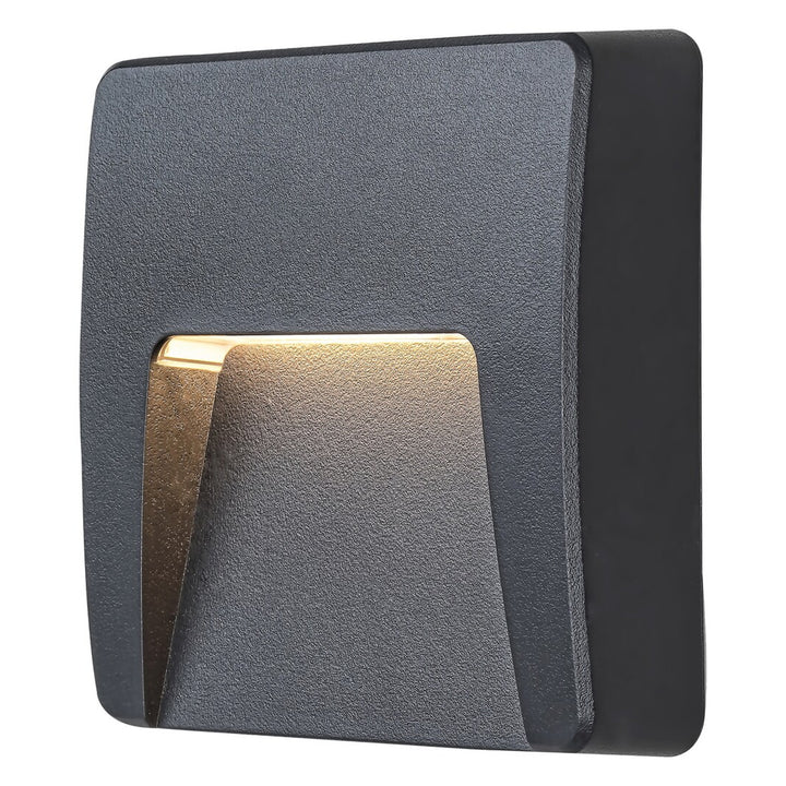 Lampada da parete Rabalux, per esterni, IP65, LED 3W, antracite, Trento