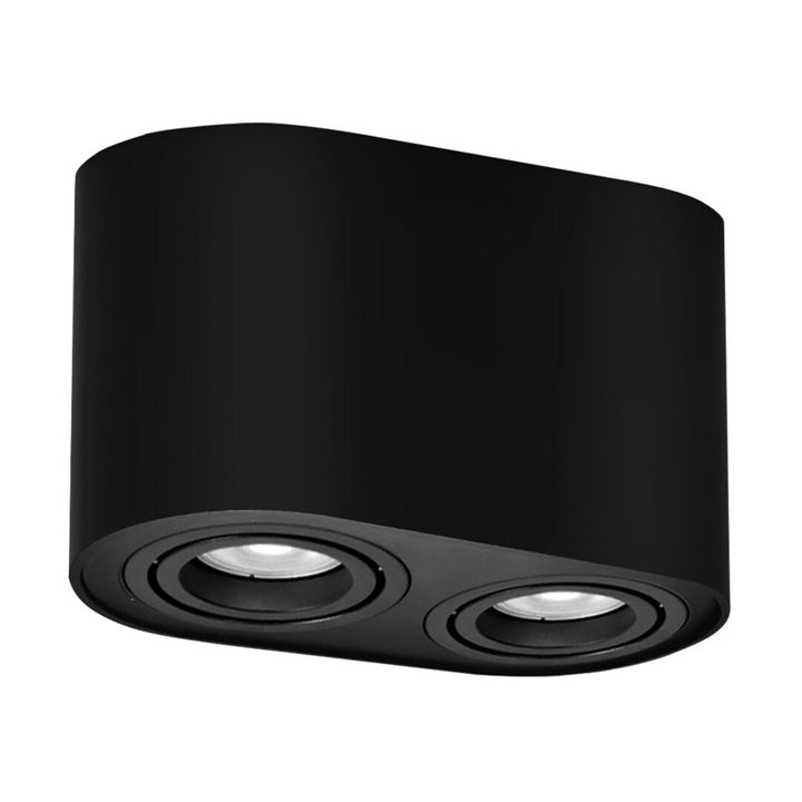 Lampada da soffitto Rabalux, 2x attacco GU10, max 42W, nero, Kobald